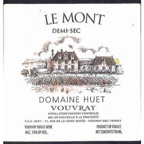 Huët Vouvray Le Mont Demi-Sec 1985