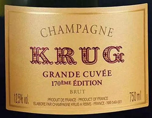 Krug Brut Champagne Grande Cuvée Edition 170 NV