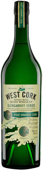 West Cork Glengarriff Peat Charred Cask Single Malt Irish Whiskey