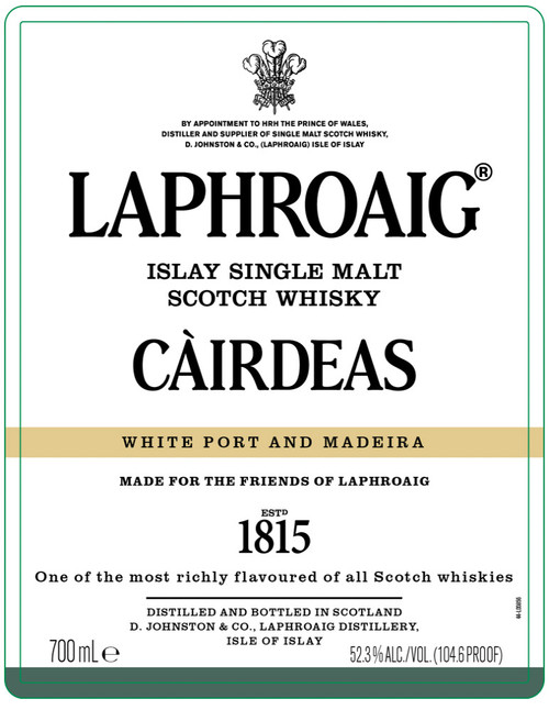 Laphroaig Cairdeas White Port and Madeira Single Malt Scotch Whisky 700ml