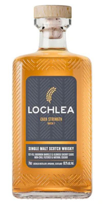 Lochlea Cask Strength Batch 1 Single Malt Scotch Whisky (120.2 proof) 700ml