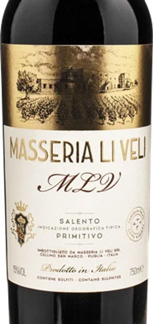 Masseria Li Veli Primitivo Salento MLV 2020