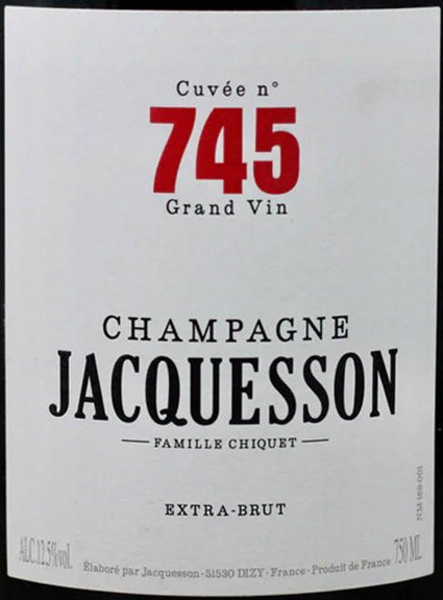Jacquesson Extra Brut Champagne Cuvée 745 NV 1.5L
