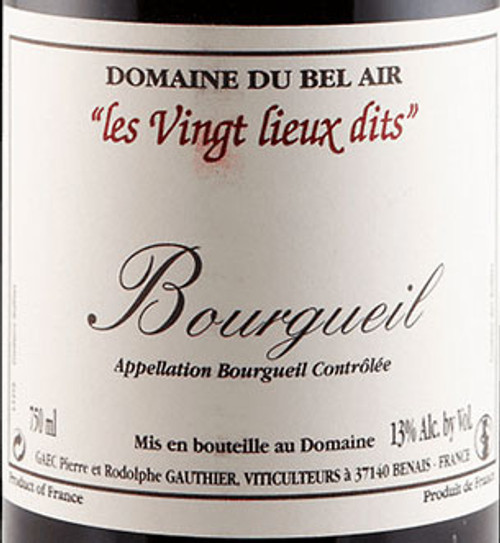 Bel Air (Gauthier) Bourgueil Les Vingt lieux-dits 2021