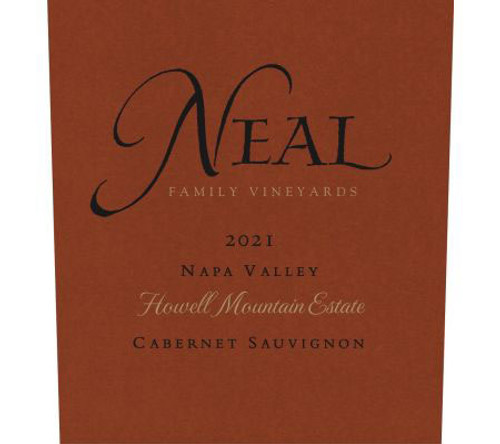 Neal Family Cabernet Sauvignon Howell Mountain Estate 2021