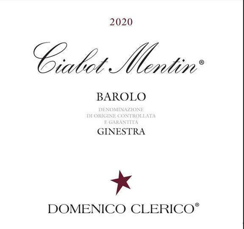 Clerico Barolo Ciabot Mentin Ginestra 2020