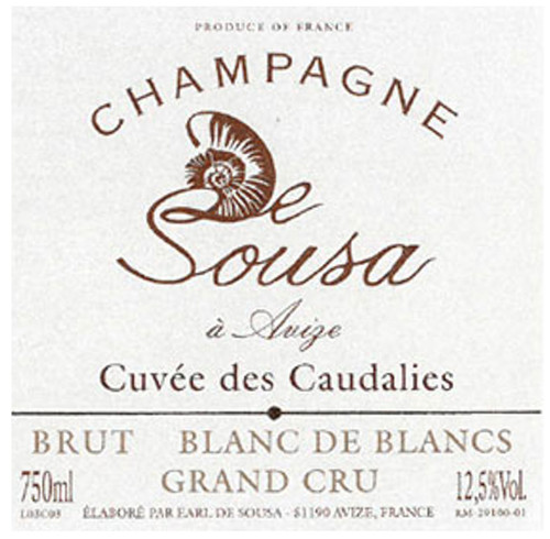 de Sousa Blanc de Blancs Champagne Caudalies Grand Cru 2013