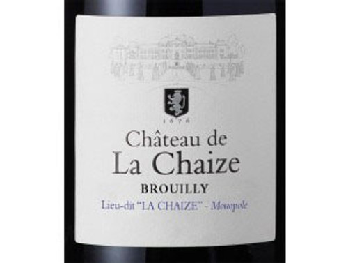 Château de la Chaize Brouilly Lieu-dit La Chaize monopole 2020