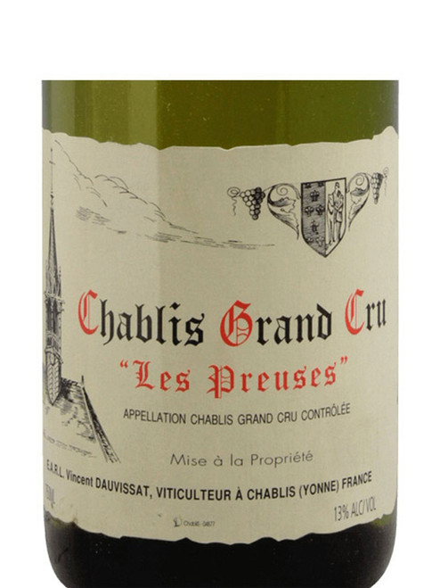 Dauvissat/Vincent Chablis Les Preuses Grand Cru 2017 1.5L