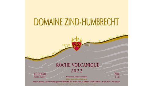 Zind-Humbrecht Riesling Roche Volcanique 2022