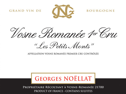Noëllat/Georges Vosne-Romanée 1er cru Petits Monts 2017
