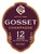 Gosset Brut Rosé Champagne 12 Ans de Cave à Minima NV
