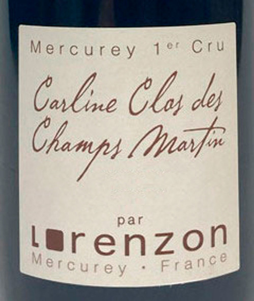 Lorenzon/Bruno Mercurey 1er cru Champs Martin Cuvée Carline 2016