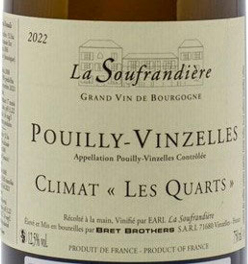 La Soufrandière Pouilly-Vinzelles Les Quarts 2022