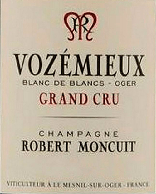 Moncuit/Robert Extra Brut Champagne BdB Vozémieux Grand Cru 2017